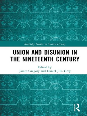 cover image of Union and Disunion in the Nineteenth Century